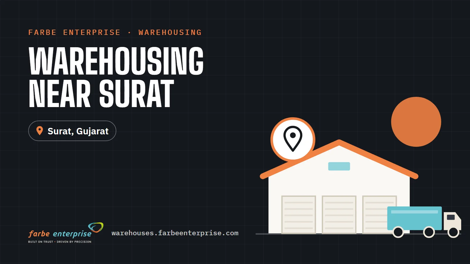 Cover image for “Warehousing Near Surat: Ankleshwar Storage for Surat Businesses”, a Farbe Warehouses guide