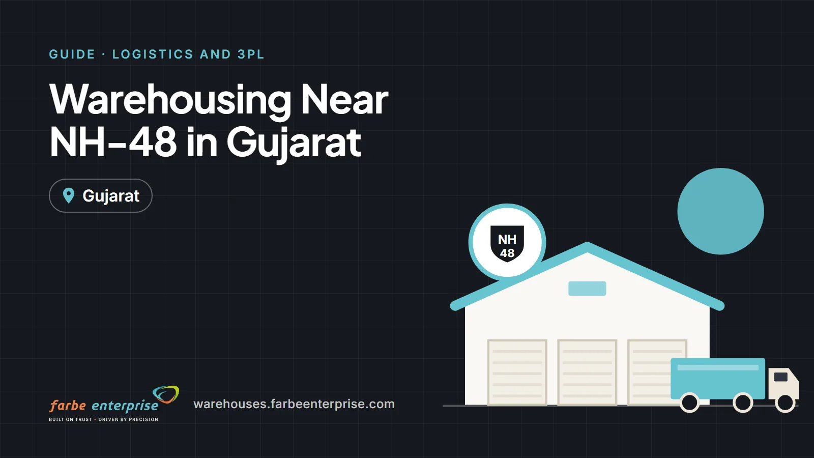 Cover image for “Warehousing Near NH-48 in Gujarat: Benefits for Logistics Businesses”, a Farbe Warehouses guide